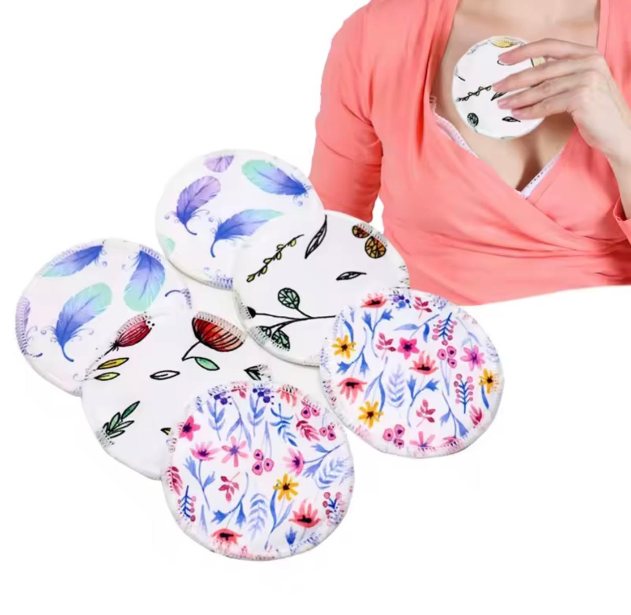 Protectores de lactancia reutilizables.