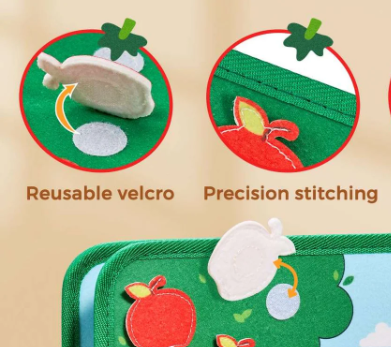 Libro de Tela Creativo para Bebés
