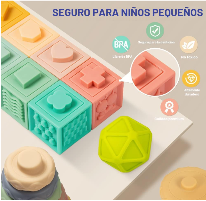 Juguetes Montessori para el desarrollo temprano