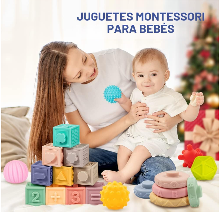 Juguetes Montessori para el desarrollo temprano