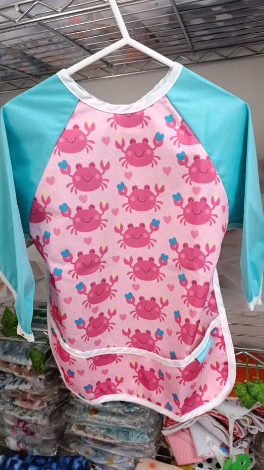 Babero impermeable manga larga