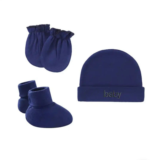 Conjunto de guantes, gorro de algodón y funda para los pies