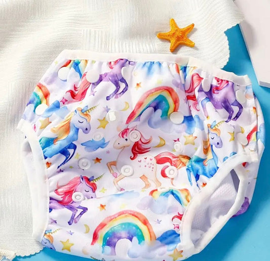 Pañal de natación reutilizable