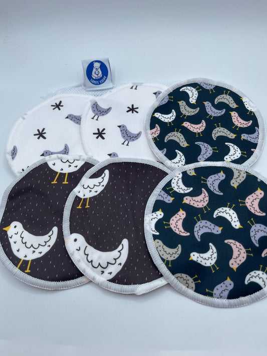 Protectores de lactancia reutilizables 12 cms de diametro..