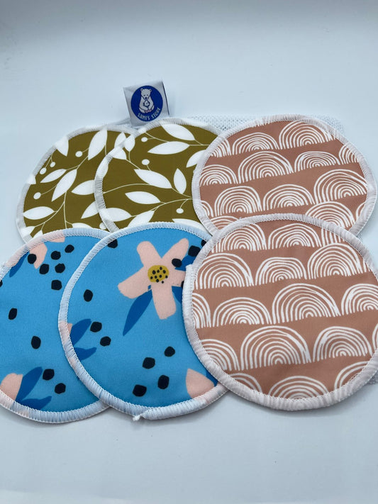 Protectores de lactancia reutilizables 12 cms de diametro..