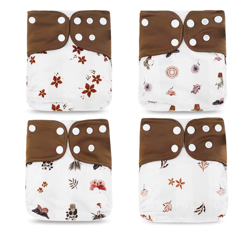 Juego de 4 pañales de bolsillo Unitalla