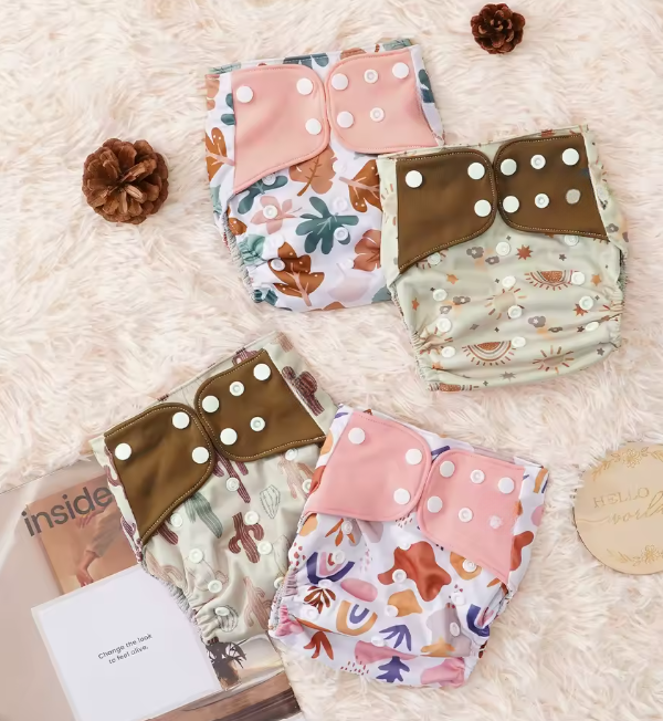 Juego de 4 pañales de bolsillo Unitalla