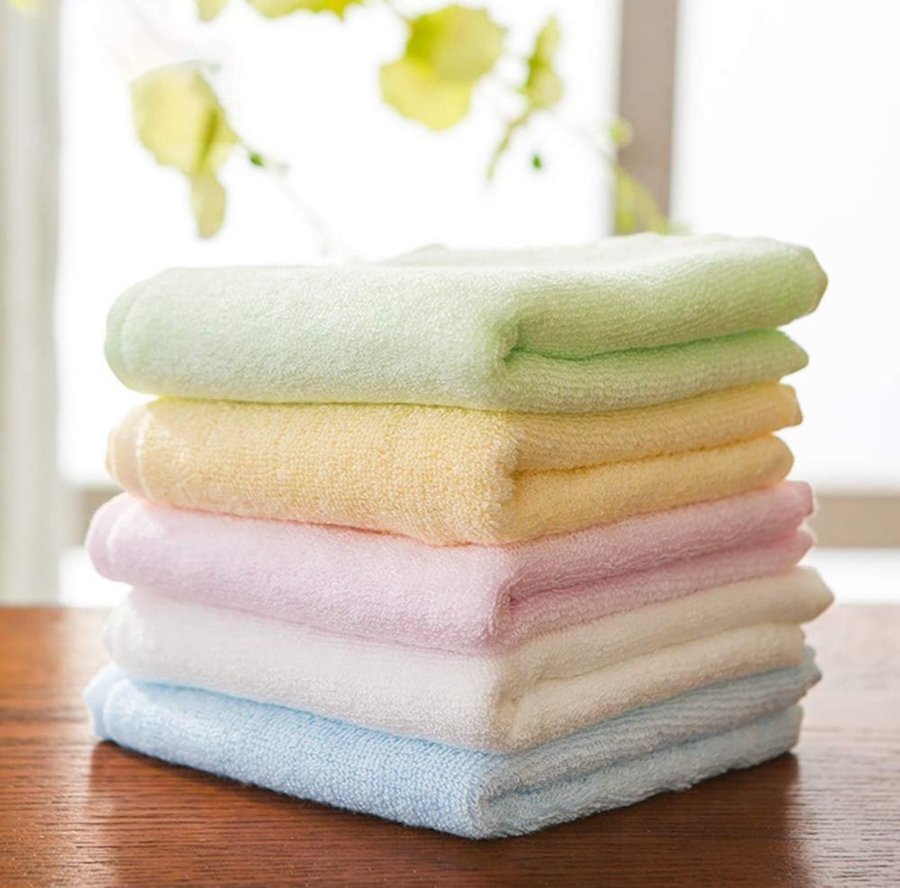 Pañitos multiuso de bambú  paquete de 5 unidades