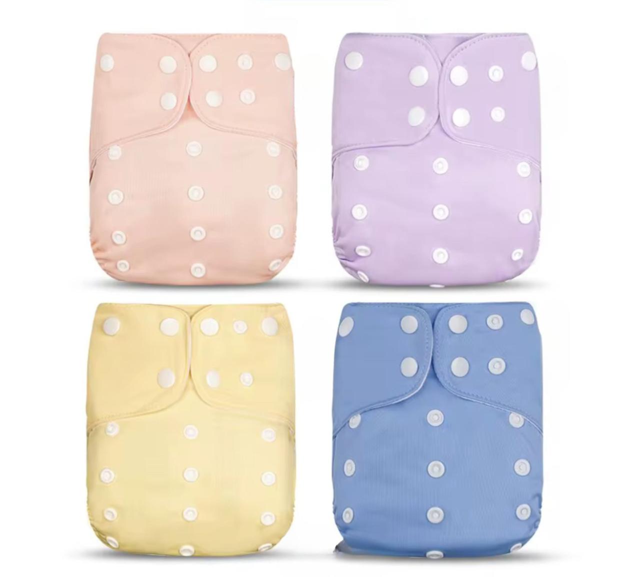 Juego de 4 pañales de bolsillo Unitalla