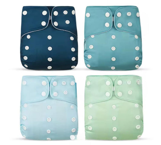 Juego de 4 pañales de bolsillo Unitalla