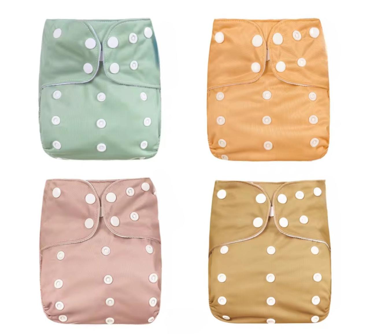 Juego de 4 pañales de bolsillo Unitalla