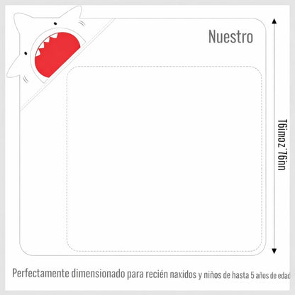 Toalla de baño para bebé