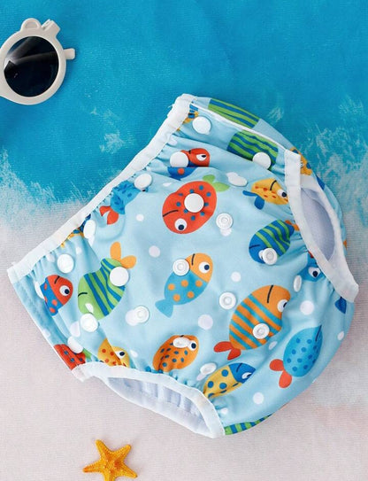 Pañal de natación reutilizable