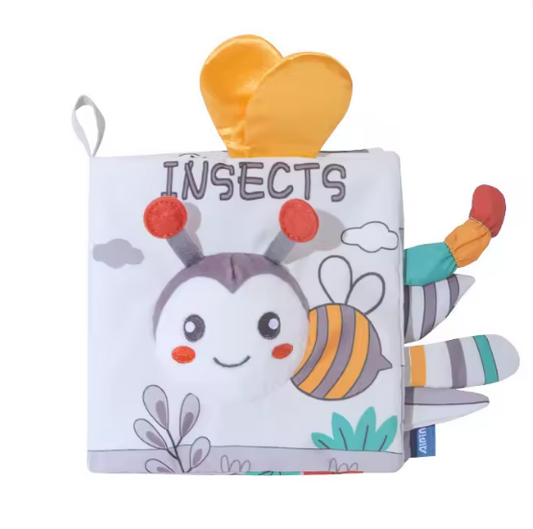 Libros suaves sensoriales para bebés (0–12 meses)