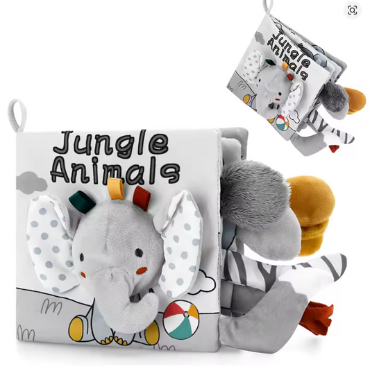Libros suaves sensoriales para bebés (0–12 meses)
