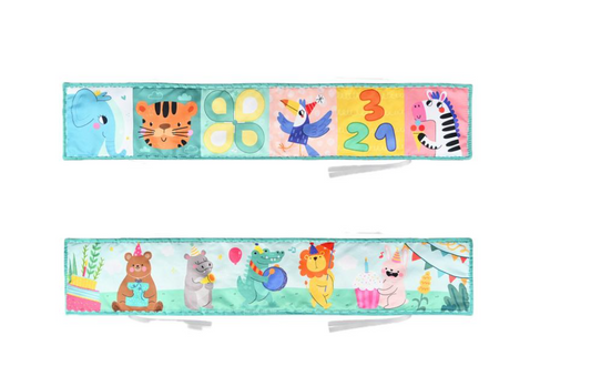 Libro de tela sensorial de doble cara